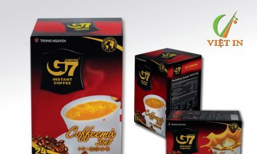 Sản xuất hộp giấy đựng cà phê tại Việt In
