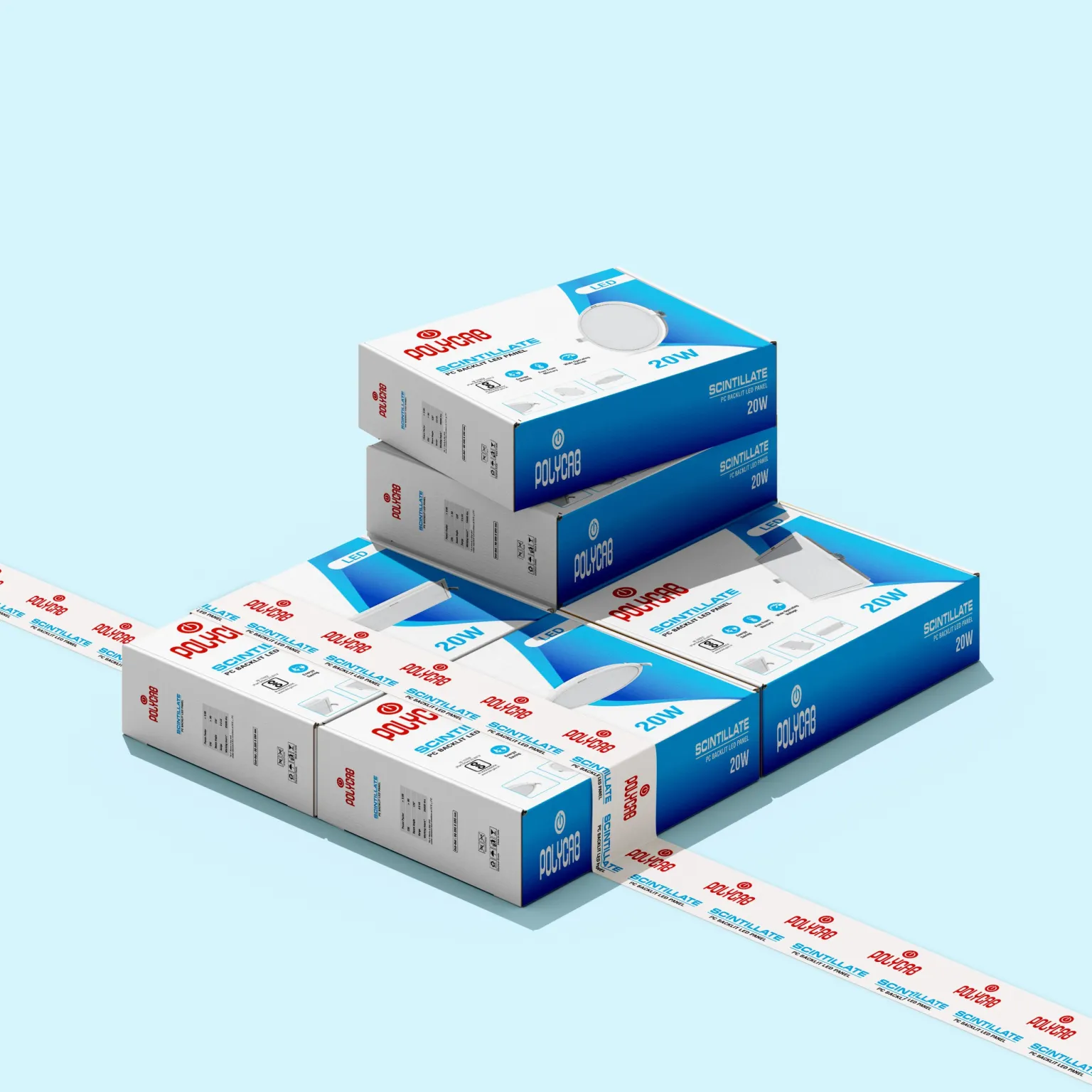 Hộp đèn LED âm trần in số lượng lớn, màu thương hiệu chính xác nhờ kiểm màu X-Rite.