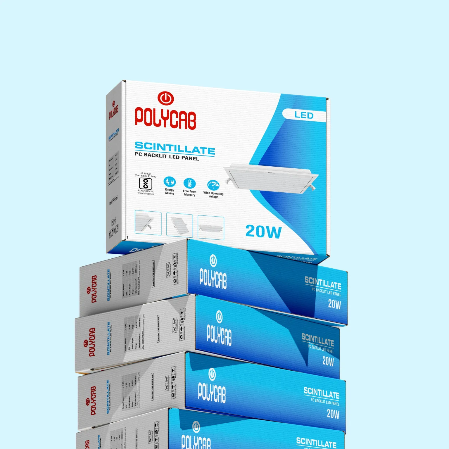 Hộp đèn LED âm trần được cán mờ chống trầy xước, đảm bảo hình ảnh sắc nét và bền màu in số lượng lớn