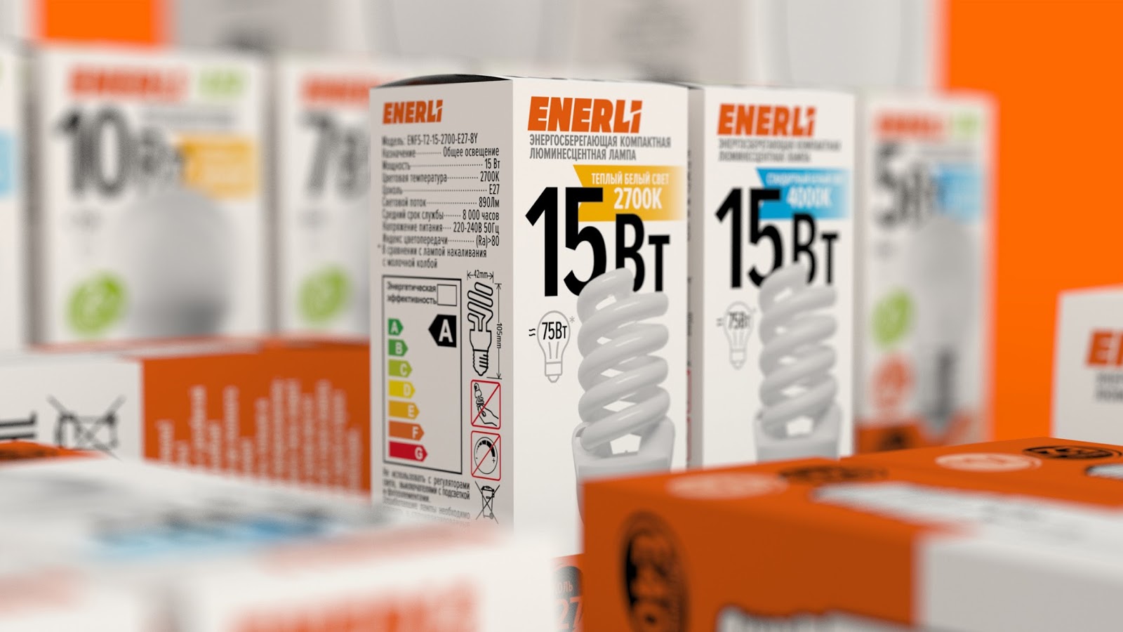 Mẫu hộp đựng bóng đèn compact bền chắc, màu sắc chuẩn xác được in ấn và gia công theo tiêu chuẩn ISO 9001