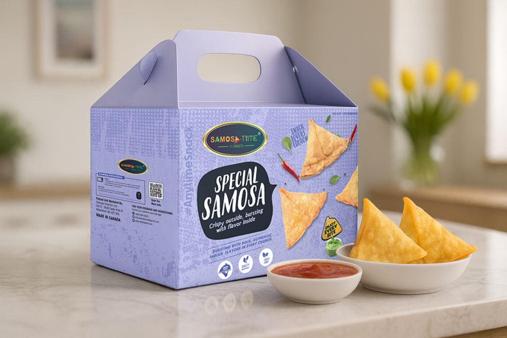 n hộp gấp xếp tay xách chất lượng cao cho thực phẩm, snack, FMCG. Màu in chuẩn, kết cấu chắc, tay xách bền. Việt In chuyên đơn hàng lớn chuẩn ISO 22000 và HACCP